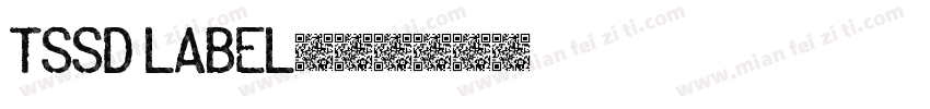 tssd label字体转换